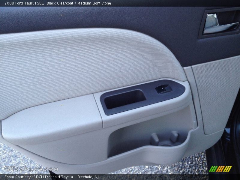 Black Clearcoat / Medium Light Stone 2008 Ford Taurus SEL
