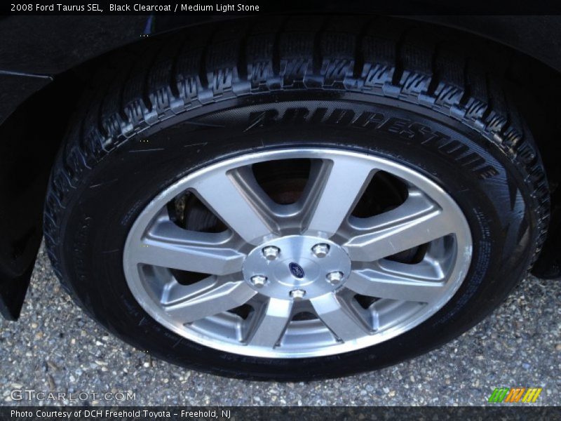 Black Clearcoat / Medium Light Stone 2008 Ford Taurus SEL