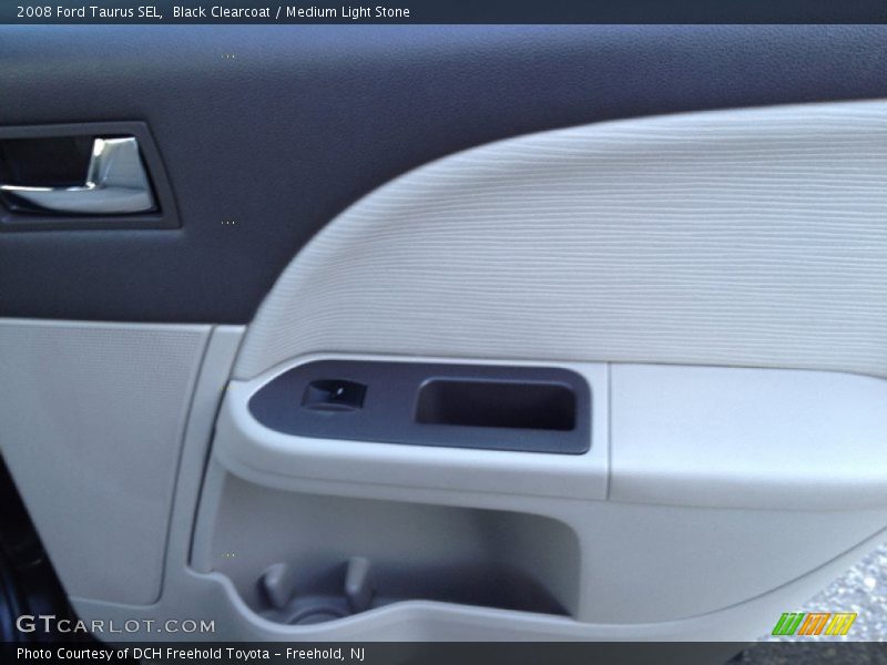 Black Clearcoat / Medium Light Stone 2008 Ford Taurus SEL