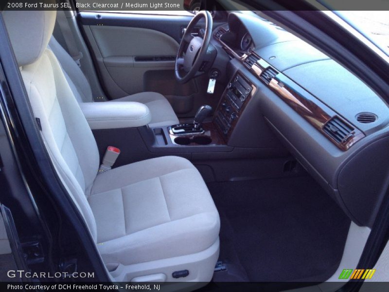 Black Clearcoat / Medium Light Stone 2008 Ford Taurus SEL