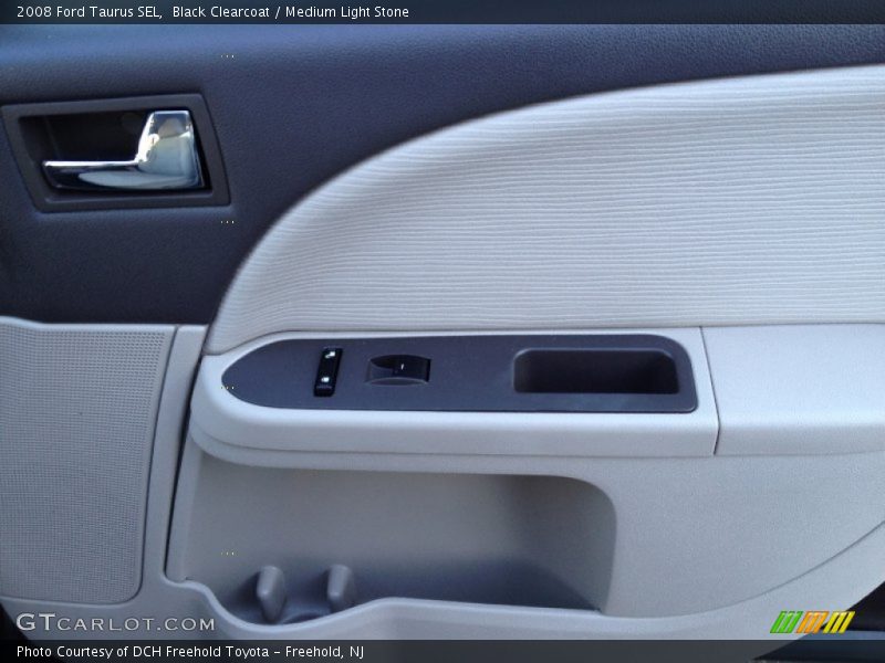 Black Clearcoat / Medium Light Stone 2008 Ford Taurus SEL