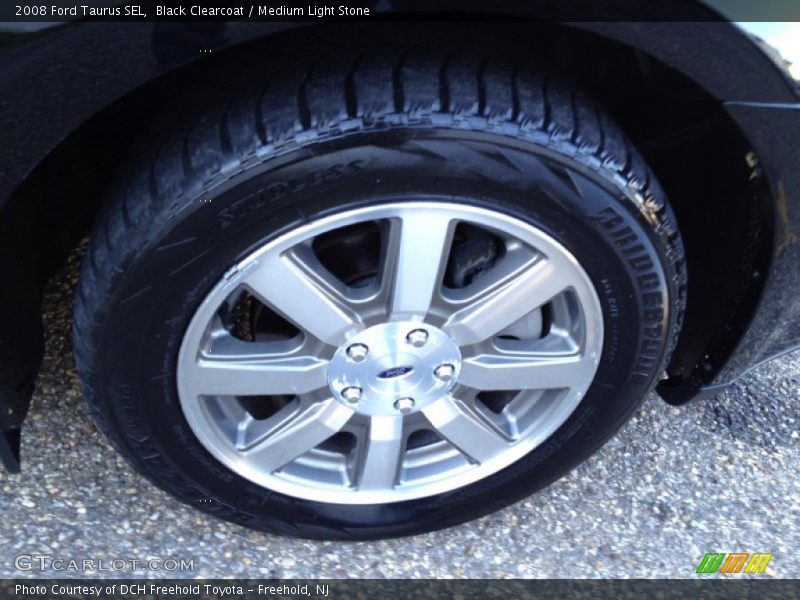 Black Clearcoat / Medium Light Stone 2008 Ford Taurus SEL