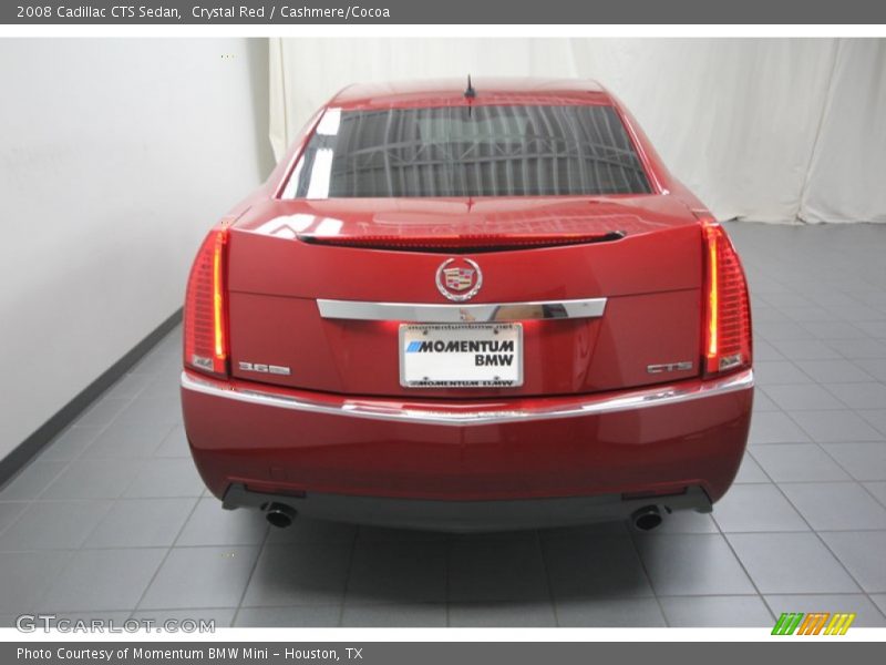 Crystal Red / Cashmere/Cocoa 2008 Cadillac CTS Sedan