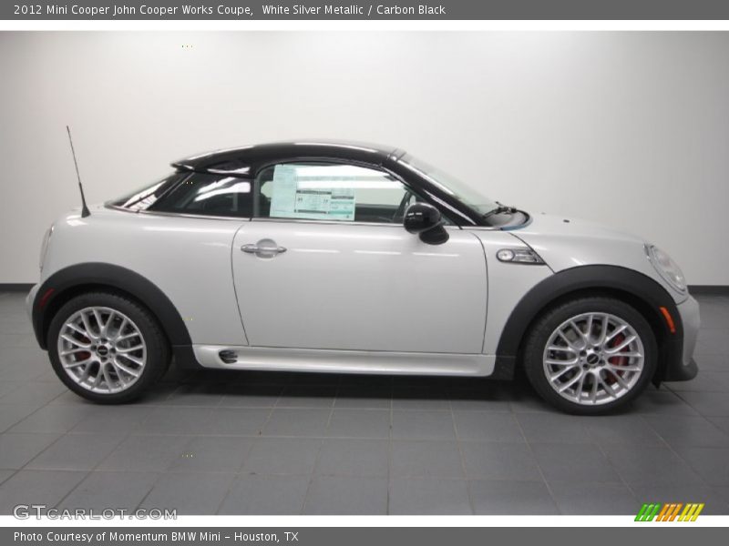 White Silver Metallic / Carbon Black 2012 Mini Cooper John Cooper Works Coupe