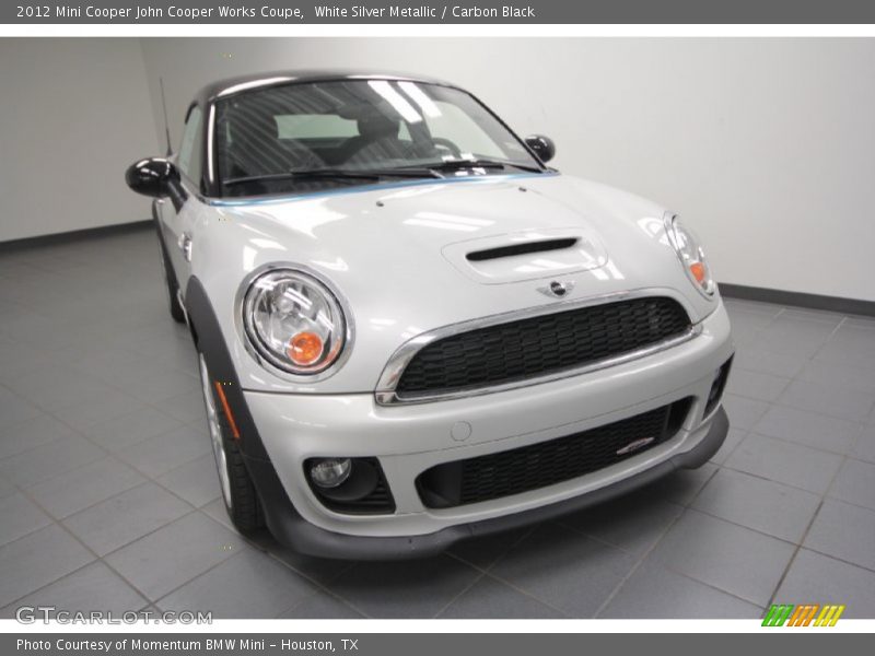 White Silver Metallic / Carbon Black 2012 Mini Cooper John Cooper Works Coupe