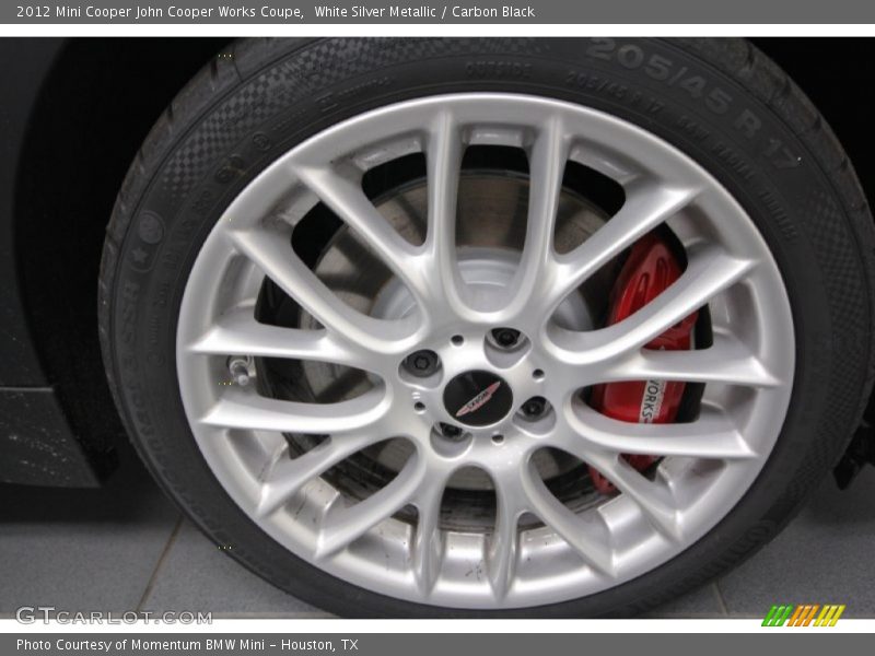 White Silver Metallic / Carbon Black 2012 Mini Cooper John Cooper Works Coupe
