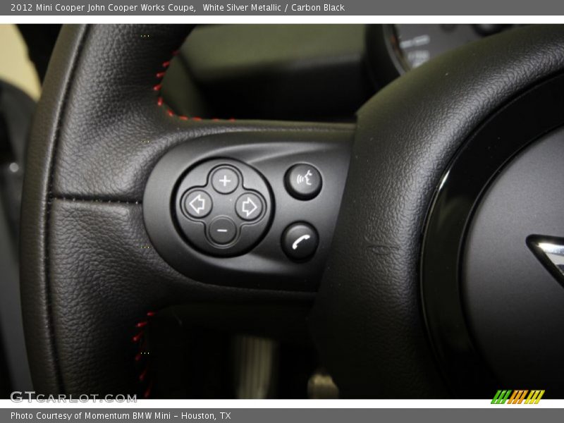 White Silver Metallic / Carbon Black 2012 Mini Cooper John Cooper Works Coupe