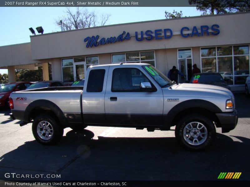 Silver Metallic / Medium Dark Flint 2007 Ford Ranger FX4 SuperCab 4x4