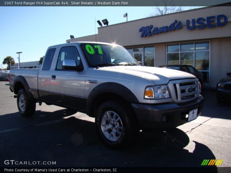 Silver Metallic / Medium Dark Flint 2007 Ford Ranger FX4 SuperCab 4x4