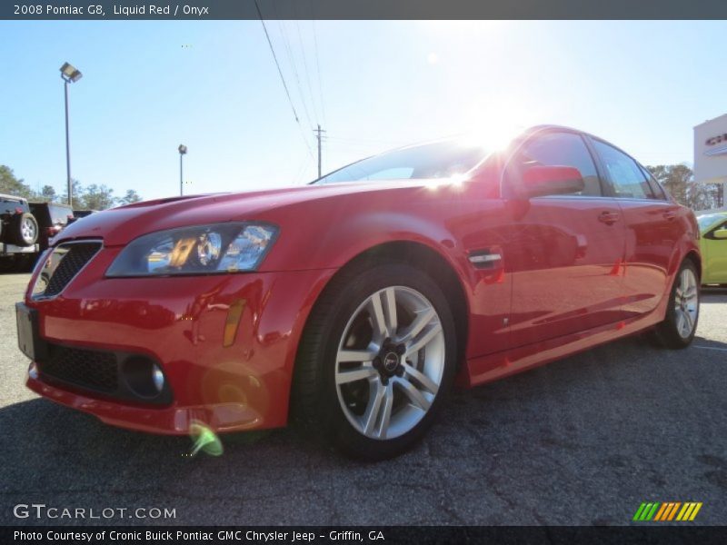 Liquid Red / Onyx 2008 Pontiac G8