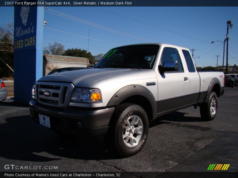 Silver Metallic / Medium Dark Flint 2007 Ford Ranger FX4 SuperCab 4x4