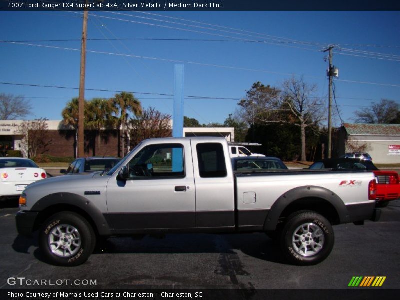 Silver Metallic / Medium Dark Flint 2007 Ford Ranger FX4 SuperCab 4x4