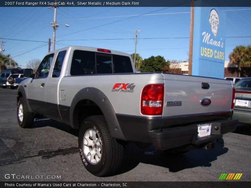 Silver Metallic / Medium Dark Flint 2007 Ford Ranger FX4 SuperCab 4x4