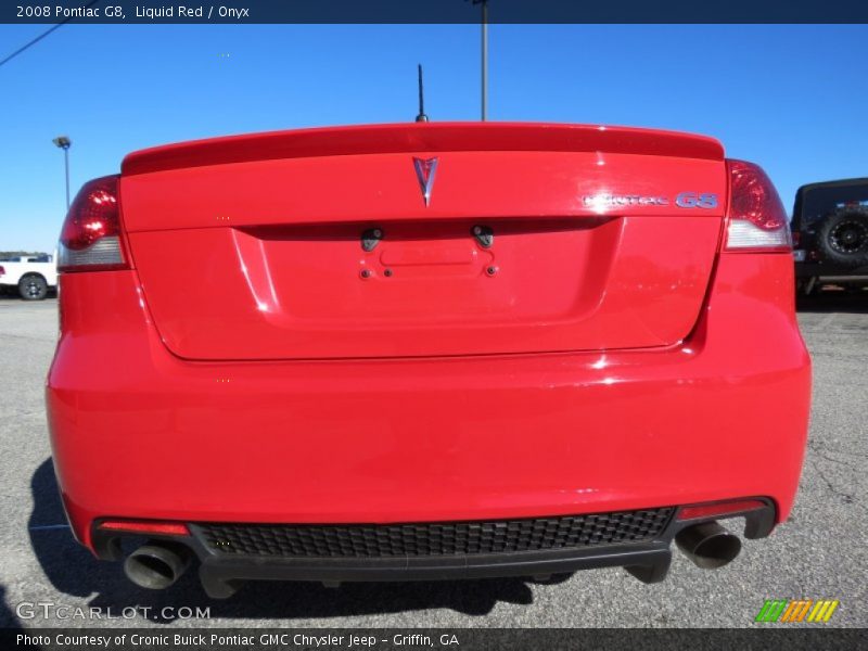 Liquid Red / Onyx 2008 Pontiac G8