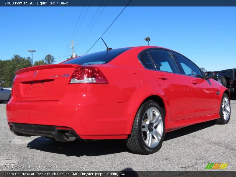 Liquid Red / Onyx 2008 Pontiac G8