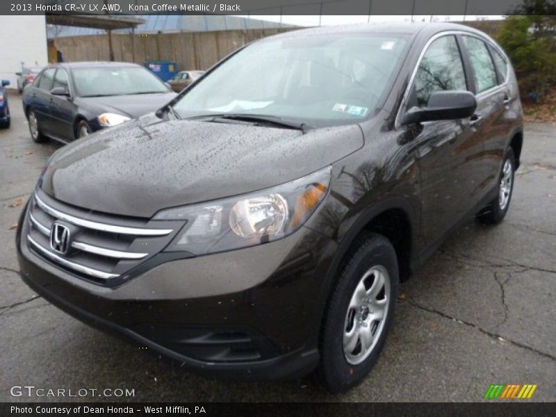 Kona Coffee Metallic / Black 2013 Honda CR-V LX AWD