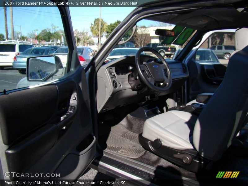 Silver Metallic / Medium Dark Flint 2007 Ford Ranger FX4 SuperCab 4x4