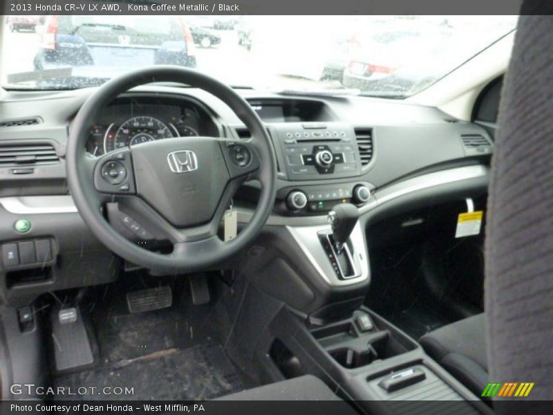 Kona Coffee Metallic / Black 2013 Honda CR-V LX AWD