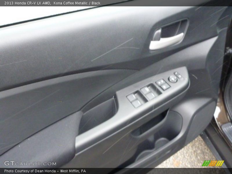 Kona Coffee Metallic / Black 2013 Honda CR-V LX AWD