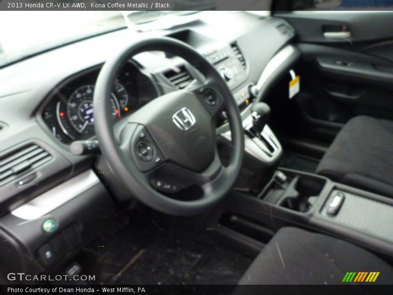 Kona Coffee Metallic / Black 2013 Honda CR-V LX AWD