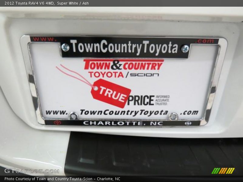 Super White / Ash 2012 Toyota RAV4 V6 4WD