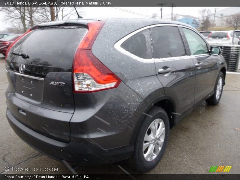 Polished Metal Metallic / Gray 2013 Honda CR-V EX-L AWD