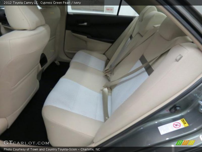 Cypress Green Pearl / Ivory 2012 Toyota Camry LE