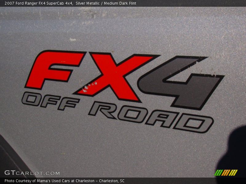 Silver Metallic / Medium Dark Flint 2007 Ford Ranger FX4 SuperCab 4x4