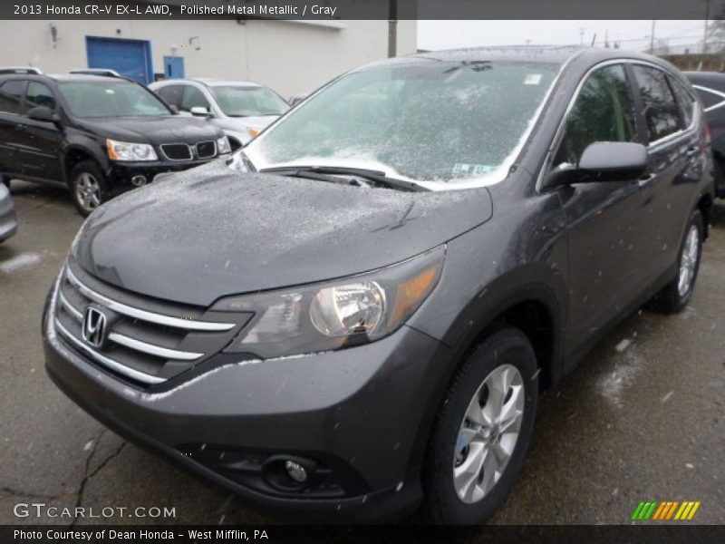 Polished Metal Metallic / Gray 2013 Honda CR-V EX-L AWD