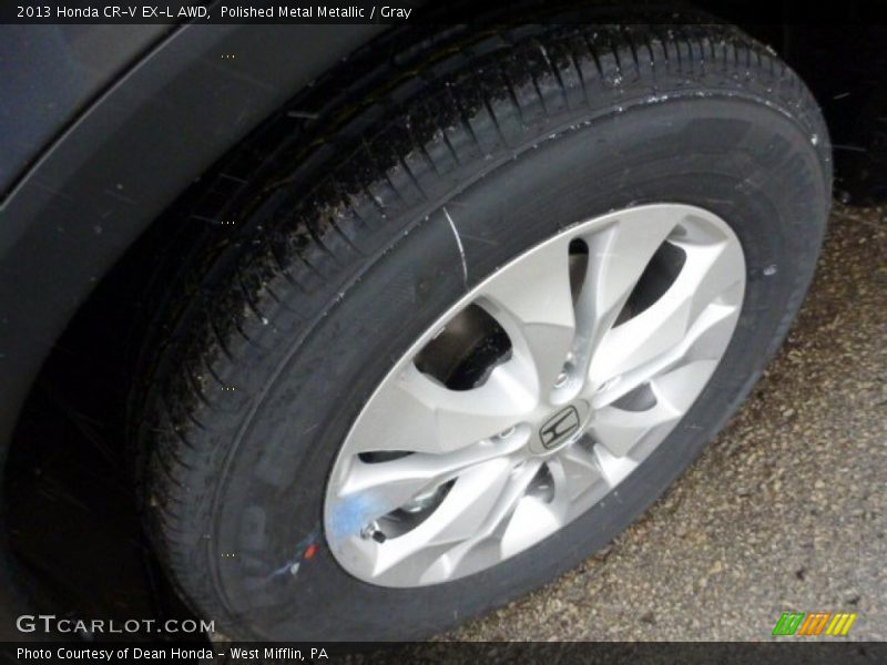 Polished Metal Metallic / Gray 2013 Honda CR-V EX-L AWD