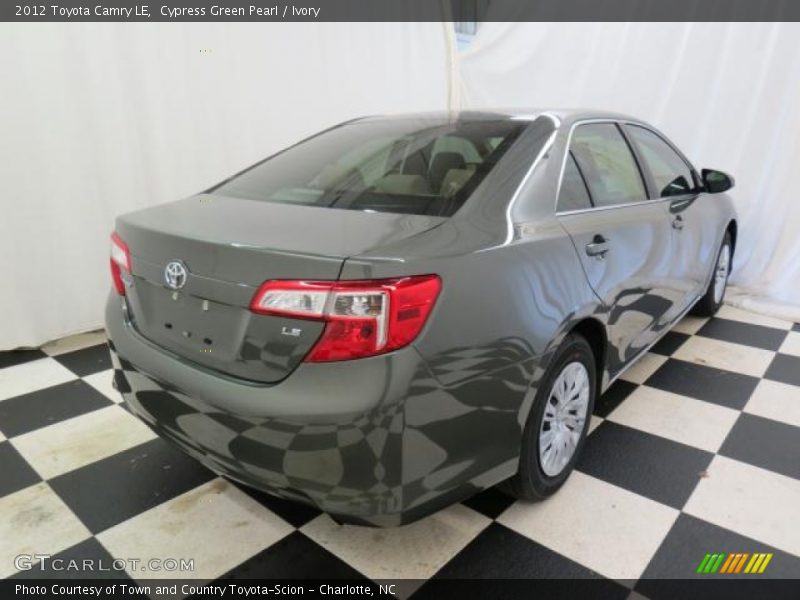 Cypress Green Pearl / Ivory 2012 Toyota Camry LE