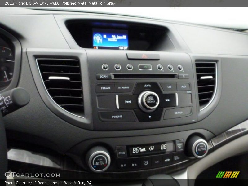Polished Metal Metallic / Gray 2013 Honda CR-V EX-L AWD