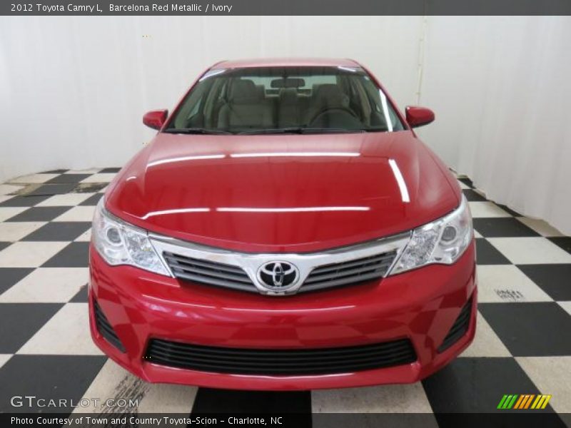 Barcelona Red Metallic / Ivory 2012 Toyota Camry L