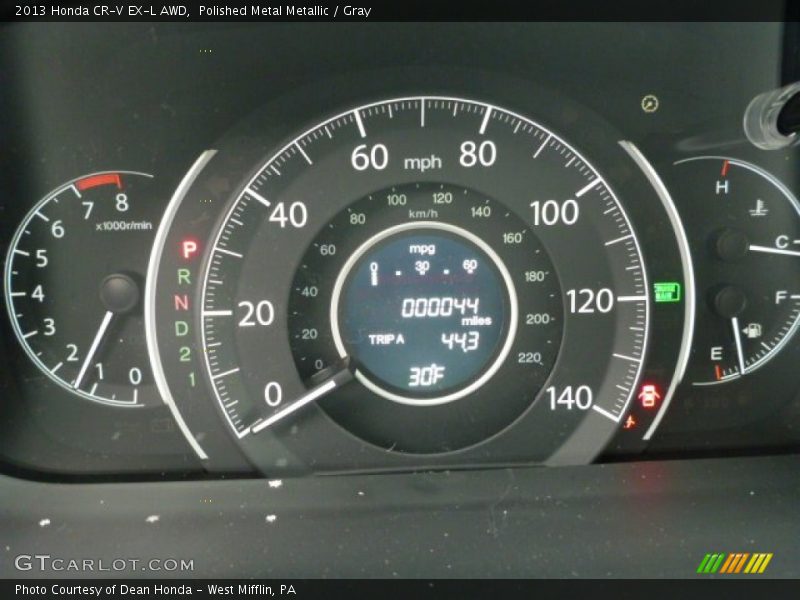 Polished Metal Metallic / Gray 2013 Honda CR-V EX-L AWD