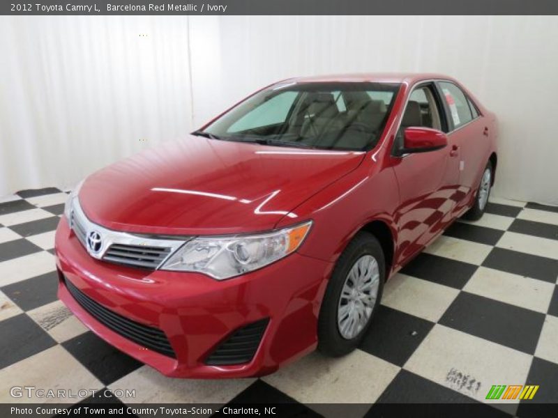 Barcelona Red Metallic / Ivory 2012 Toyota Camry L