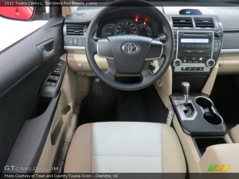 Barcelona Red Metallic / Ivory 2012 Toyota Camry L