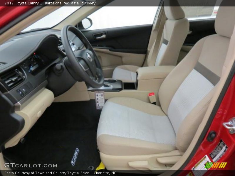 Barcelona Red Metallic / Ivory 2012 Toyota Camry L