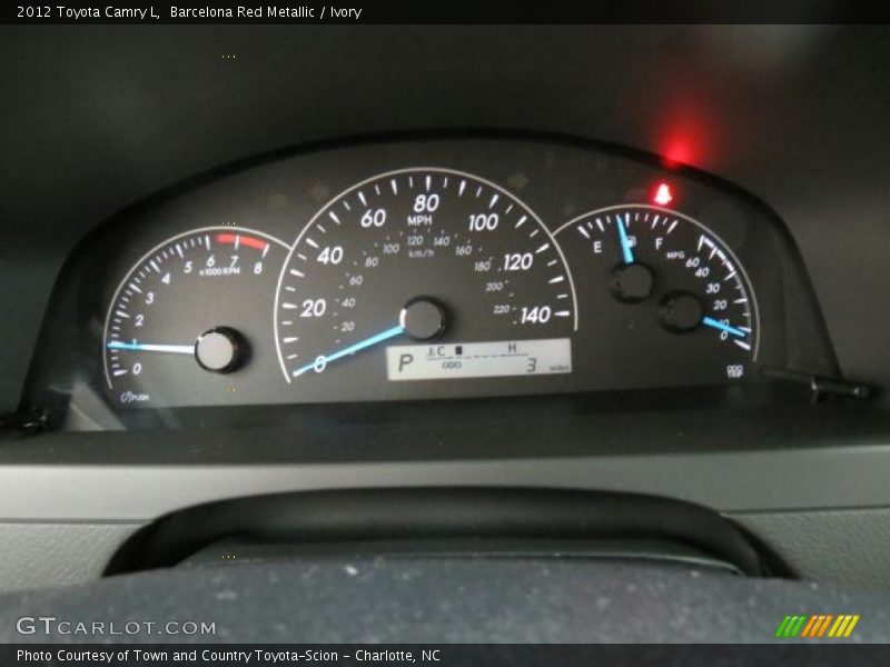 Barcelona Red Metallic / Ivory 2012 Toyota Camry L