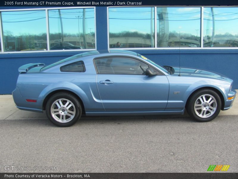 Windveil Blue Metallic / Dark Charcoal 2005 Ford Mustang GT Premium Coupe