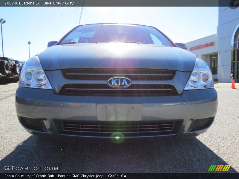 Olive Gray / Gray 2007 Kia Sedona LX