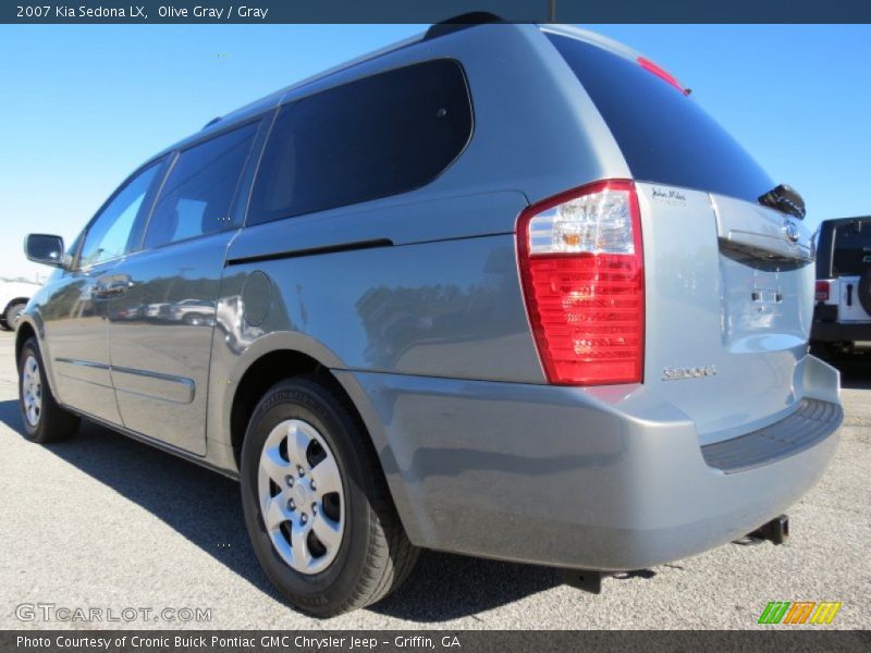 Olive Gray / Gray 2007 Kia Sedona LX