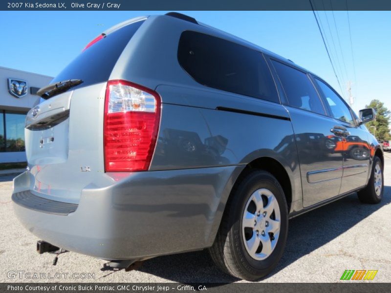 Olive Gray / Gray 2007 Kia Sedona LX