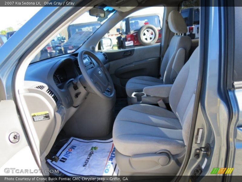 Olive Gray / Gray 2007 Kia Sedona LX