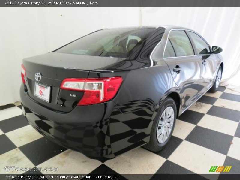 Attitude Black Metallic / Ivory 2012 Toyota Camry LE