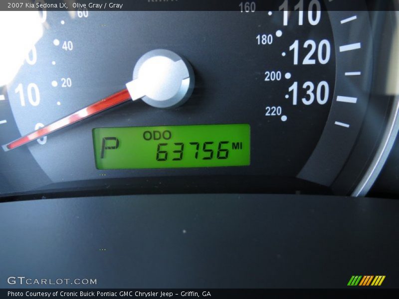 Olive Gray / Gray 2007 Kia Sedona LX