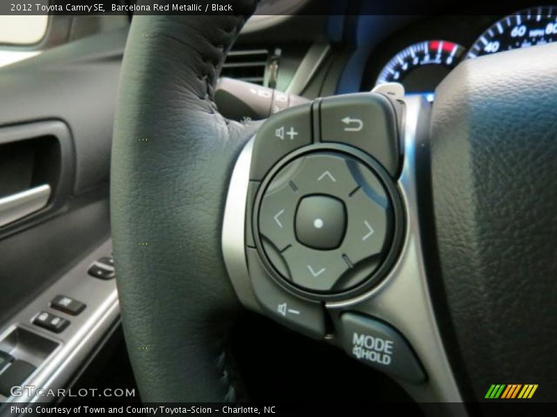 Barcelona Red Metallic / Black 2012 Toyota Camry SE