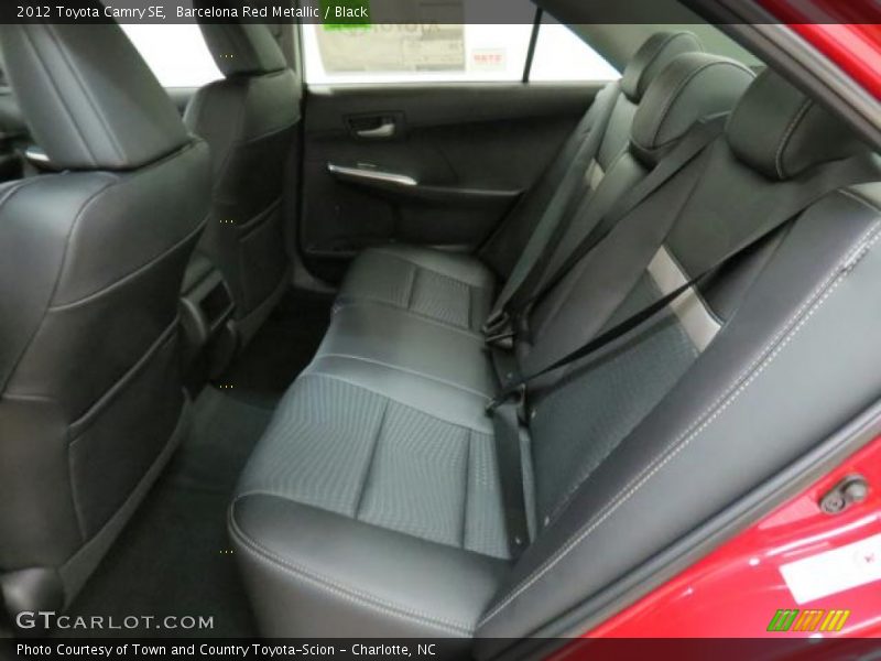 Barcelona Red Metallic / Black 2012 Toyota Camry SE