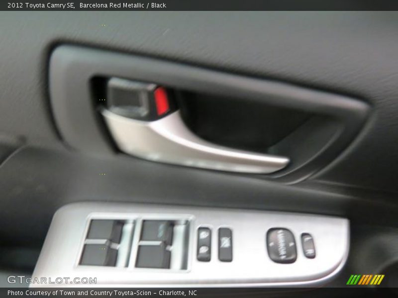 Barcelona Red Metallic / Black 2012 Toyota Camry SE