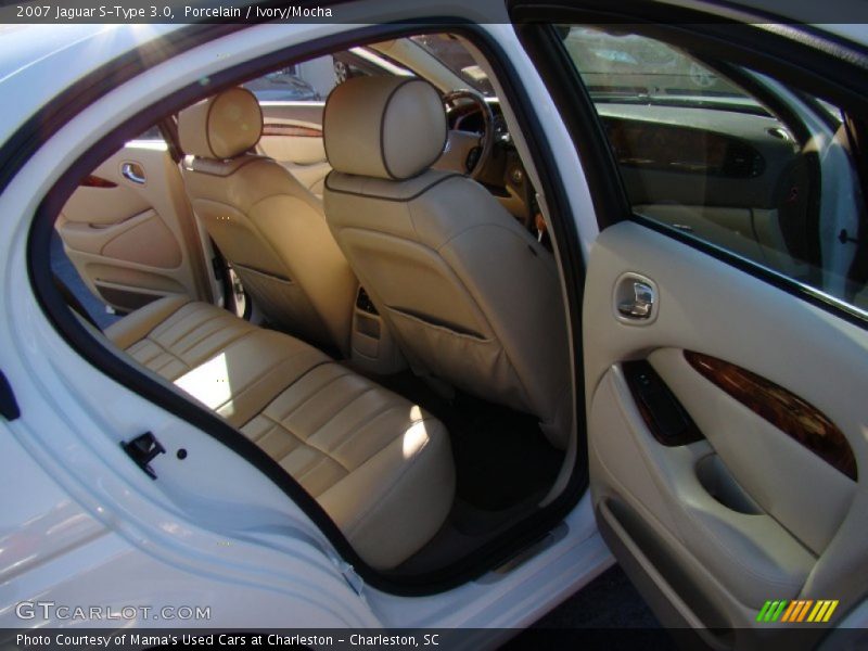 Porcelain / Ivory/Mocha 2007 Jaguar S-Type 3.0