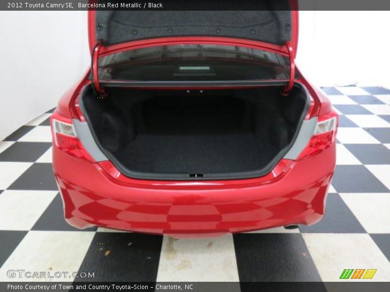 Barcelona Red Metallic / Black 2012 Toyota Camry SE